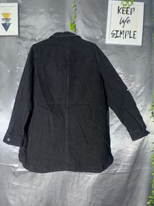 Zara Black Denim Jacket