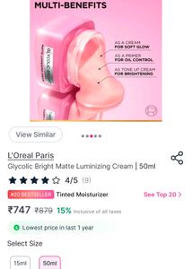 L'Oreal Paris Glycolic-Bright Cream