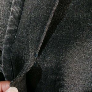 Gray Wash Wide Leg Jeans