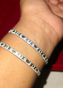 pure silver Bangles