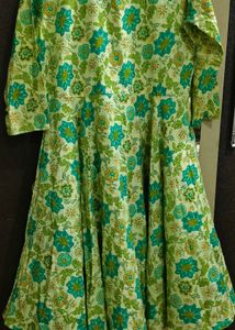 floral print aline frock