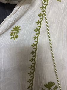 Embroidered Kurta with Mirror Work