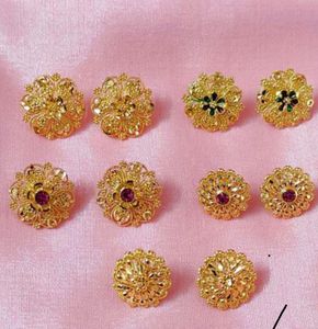 5 Pair Combo Set Earrings Stand Golden Plent