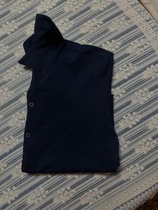 Maroon Button-Up Shirt
