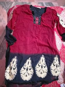 Elegant Embroidered Kurti loose fit