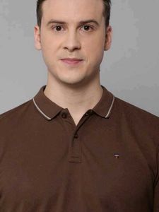 Louis Philippe Brown Polo T-Shirt