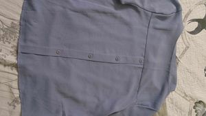 Casual Blue Tunic Top