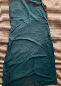 Teal Kurta Set with Brown Pants &amp; Dupatta