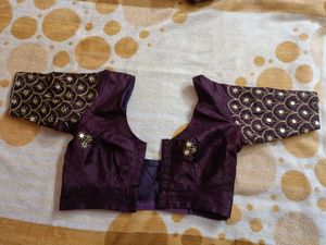 Embroidered Silk Blouse