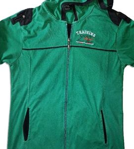 Green Cetzen T-Shirt with Hoodie Small Size