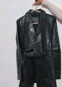 Black Leather Coat/Jacket