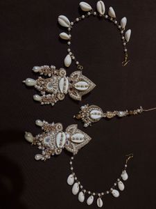 Boho Chic Shell & Pearl Jewelry Set