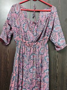Bohemian Paisley Maxi Dress
