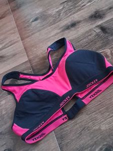 Jockey Sports Bra - Pink &amp; Black