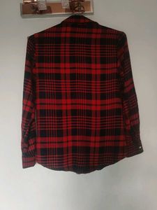 Red &amp; Black Plaid Shirt