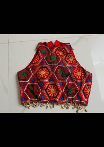 Navratri Special🌺 Red Ethnic Blouse