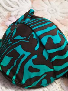 Zebra Print Padded Bikini Top