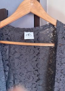 NEW Long Cotton Lace Shrug. Only Shrug