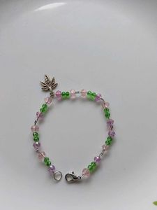 Leaf 🍃 bracelet 🩷💜