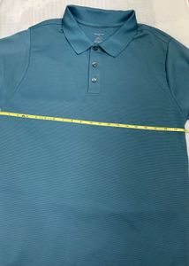Van Heusen Air Men's Classic Teal Polo T-Shirt