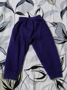 Baby Girl Purple Joggers