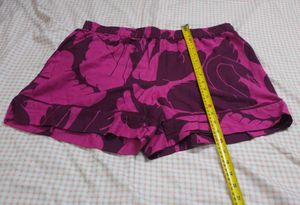 Plum Flamingo/Swan Soft Flannel Shorts
