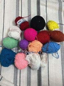 Assorted Yarn Skeins for Knitting &amp; Crochet