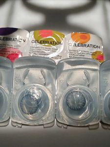 Blue Celebration Contact Lens