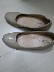 Beige Colour Bally Shoea For Girls