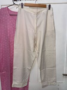 Pure cotton Floral pink Kurta pant set