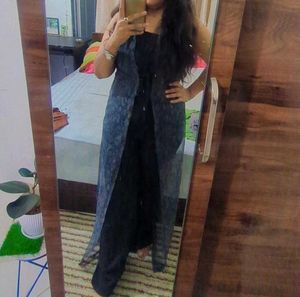 Net Jacket Flore length