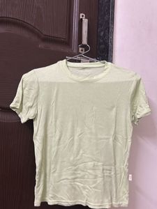 Mint Green Ribbed T-Shirt