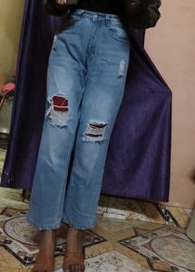 Brand New High Waisted Distressed Jeans For Women