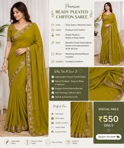 Chiffon Saree