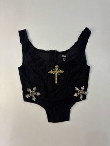Black Gothic Corset Top