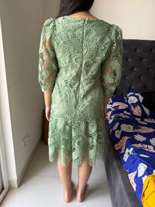 Chic Lace V-Neck Dress