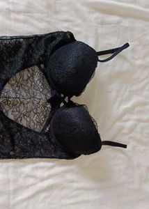 Black Lace Teddy Bodysuit