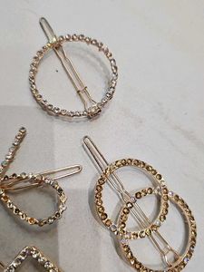 Premium Rhinestone Hair Clips Collection