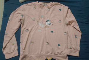 Cute Bird & Rainbow Knit Sweater