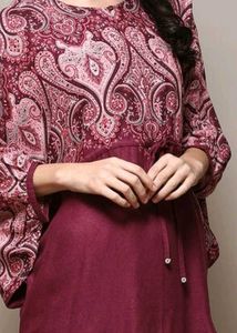 Biba Women Paisley Printed Kaftan Style Top