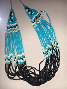 Boho Beaded Statement Necklace