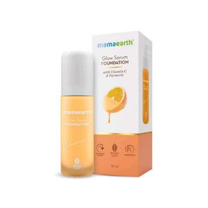 Mamaearth glow serum foundation - beige glo
