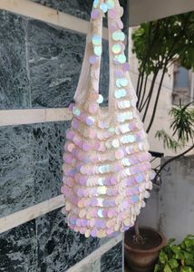 Y2k Sequin Embellished Handbag