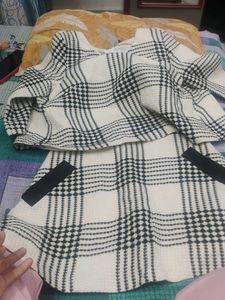 Chic Plaid Two-Piece Set