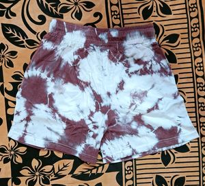 Tie Dye Cotton Shorts | Free Size 30 to 38 inch