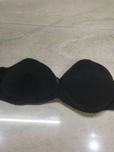 Classic Black Strapless Bra