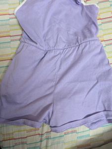 Lilac Romper Shorts from USA