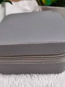 Small Travel Jewellery Organiser Box, PU Leather,