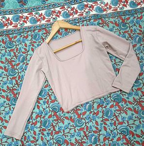 Mauve full sleeves top