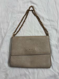 Allen Solly Beige Casual Sling Bag.